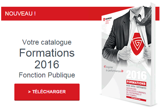 Catalogue 2016 GERESO Formations Fonction Publique